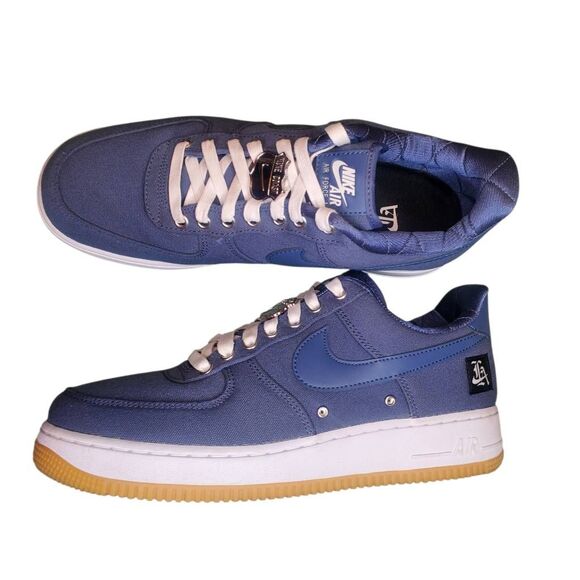 NikeAir Force 1 Low PRM West CoastDiffused Blue Men's Sz 10 Sneakers Shoes